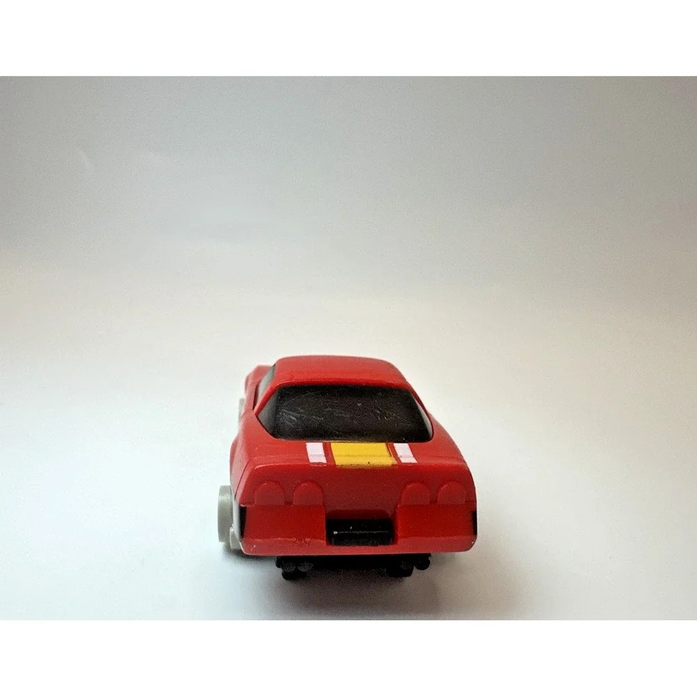 Vintage Tomy Ratchet Racers Corvette C4 Red Die Cast Car Japan T24 Rare